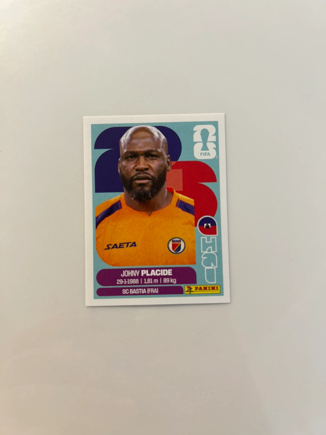 Panini FIFA World Cup 2026 Johny Placide Trading Card