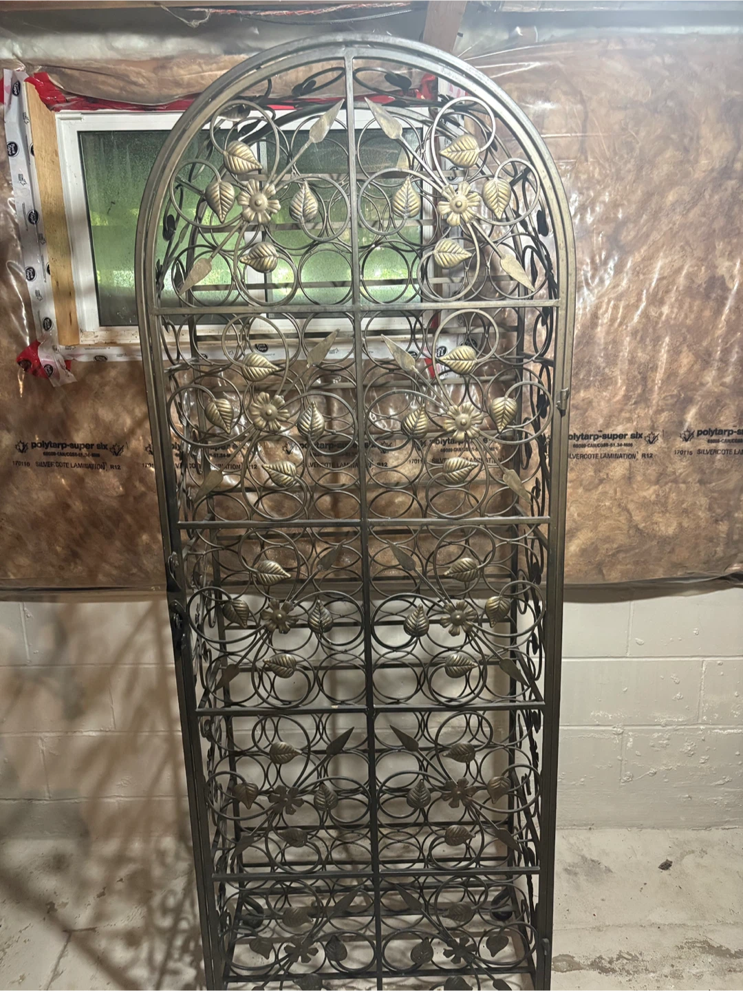 Decorative wine rack