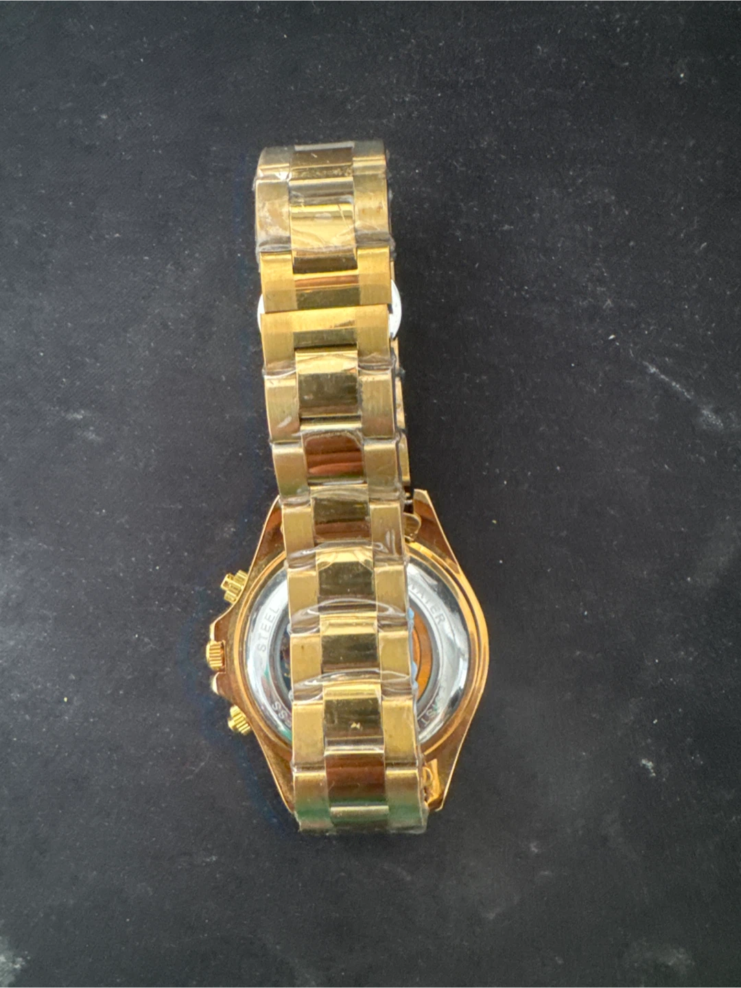 VEADONS 1985 Gold Tone Chronograph Watch - photo 2