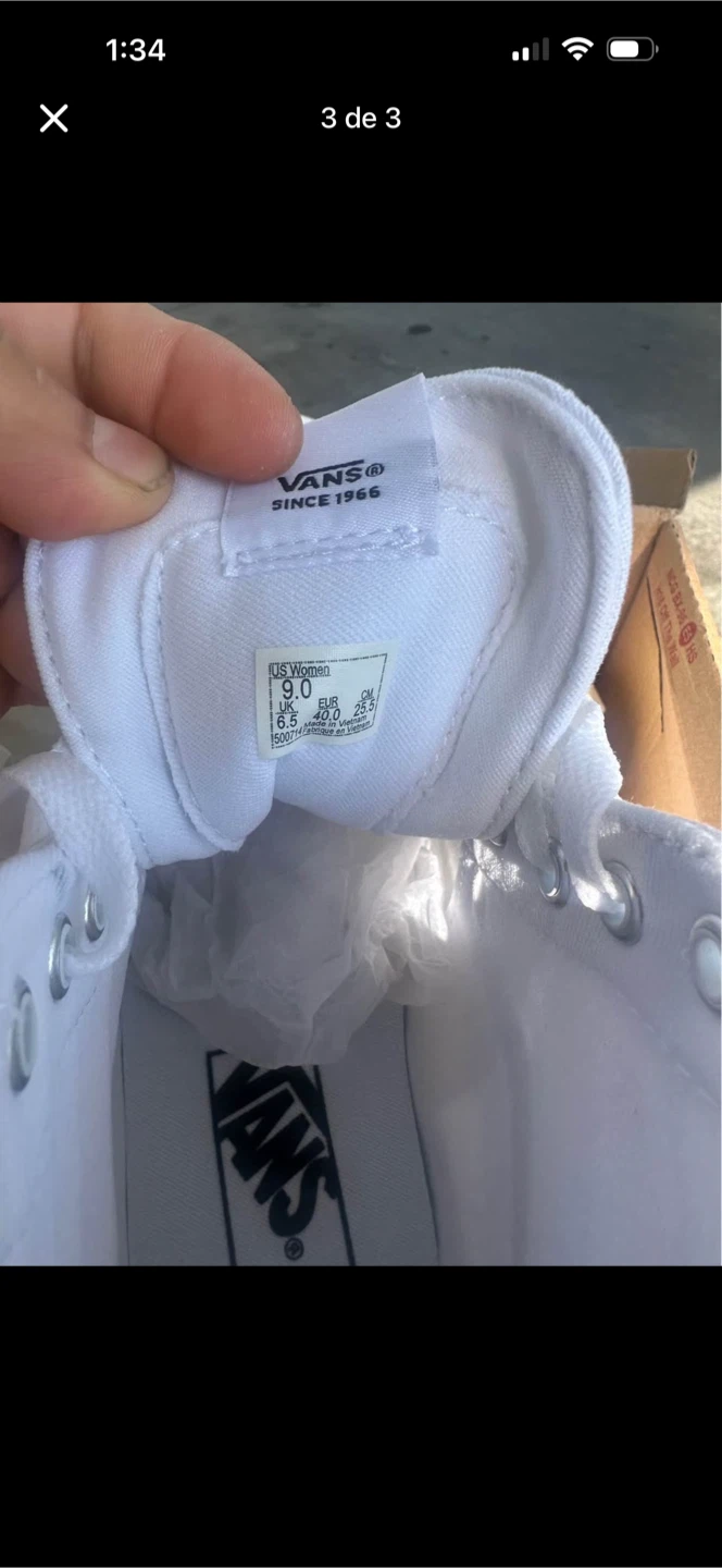 Vans Sk8-Hi Platform White Sneakers