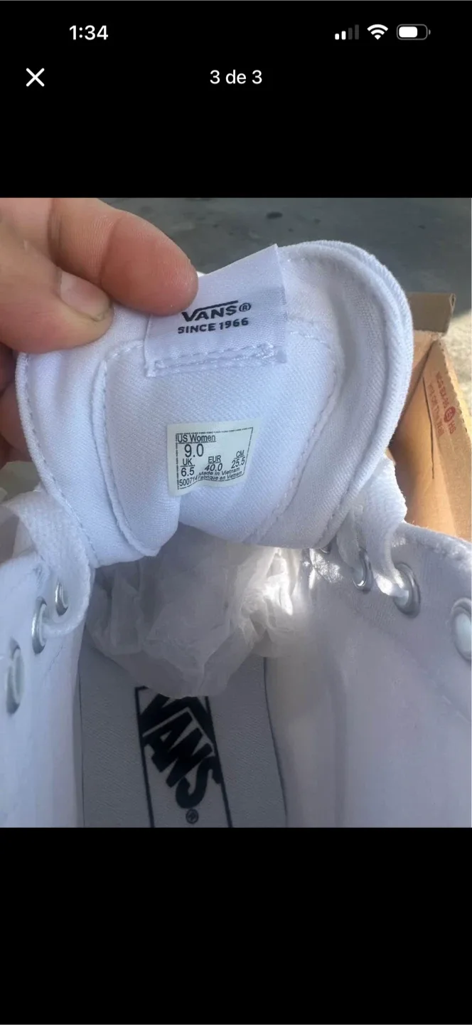 Vans Sk8-Hi Platform White Sneakers