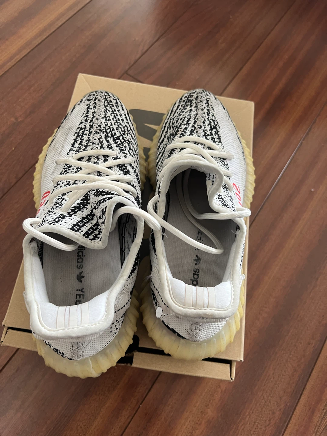 Mens Adidas Yeezy Boost 350 Zebra 8.5 - photo 5