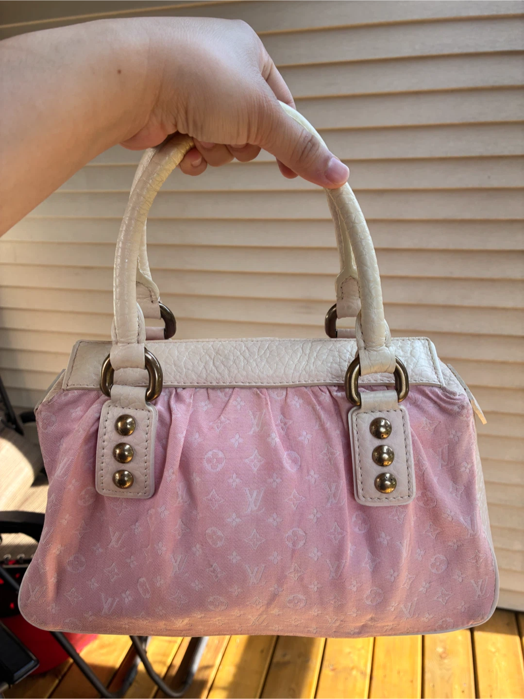 LV mini lin pink hand bag - photo 2