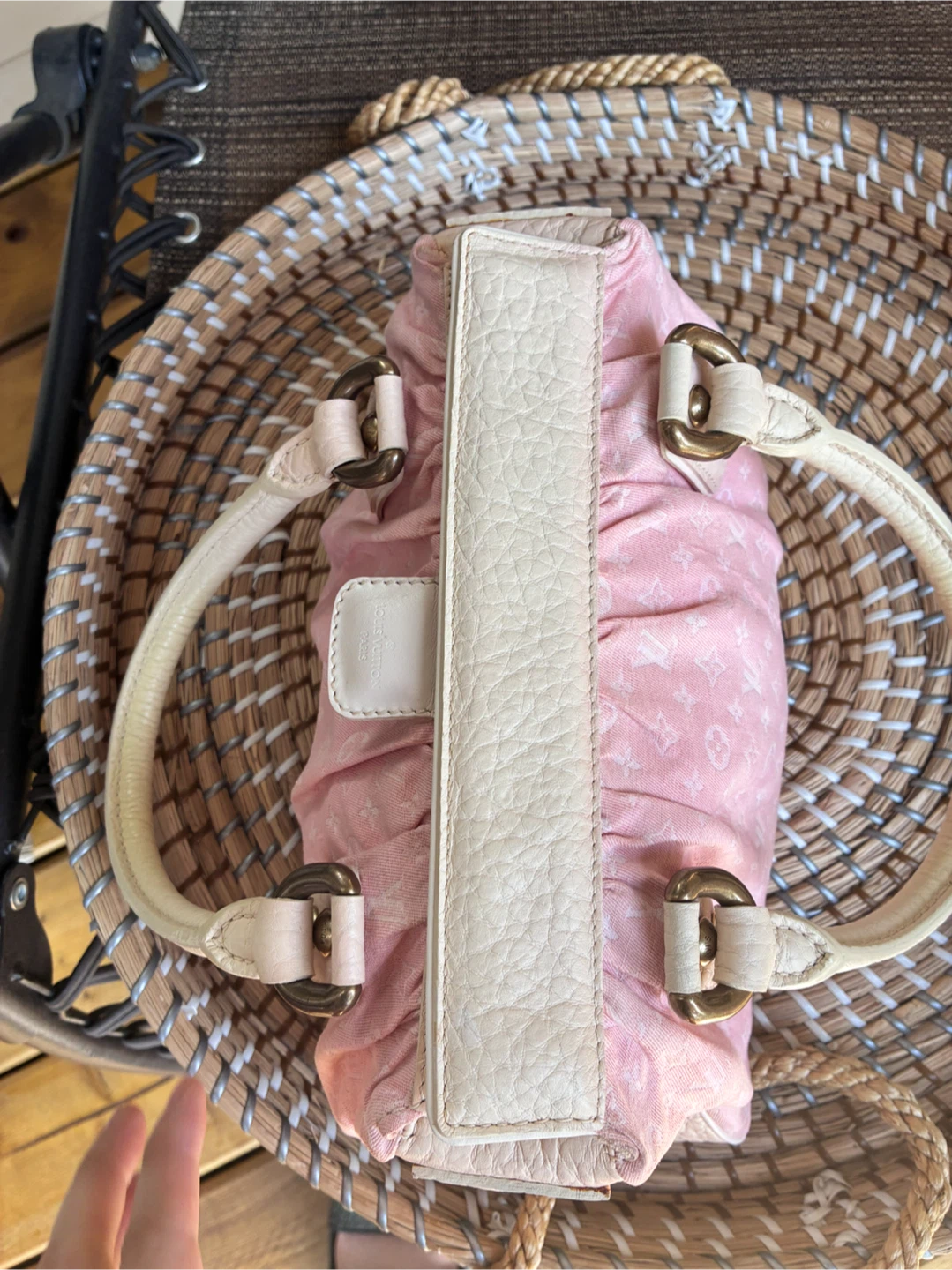 LV mini lin pink hand bag - photo 5