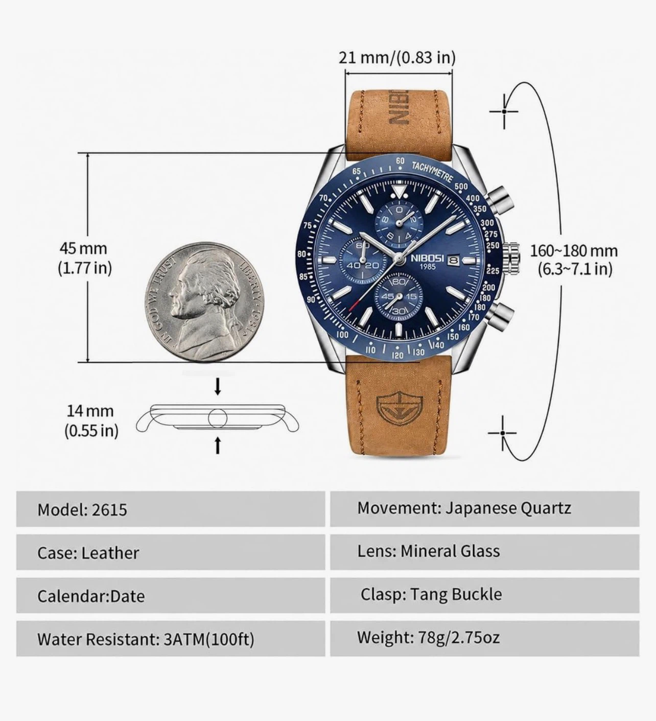 Men's Quartz Watch - photo 4