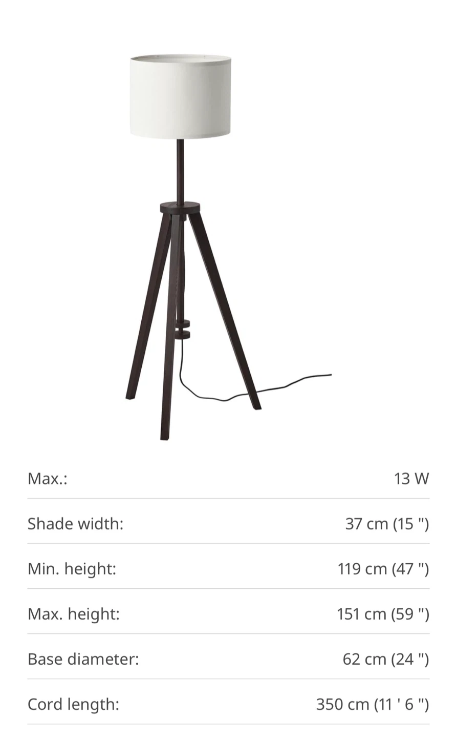 IKEA Tripod Floor Lamp - photo 2