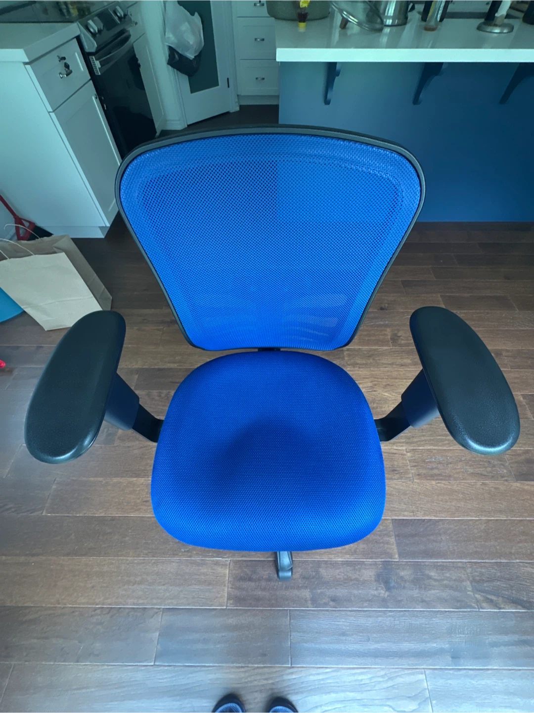 Belnick Blue Mesh Office Chair - photo 2