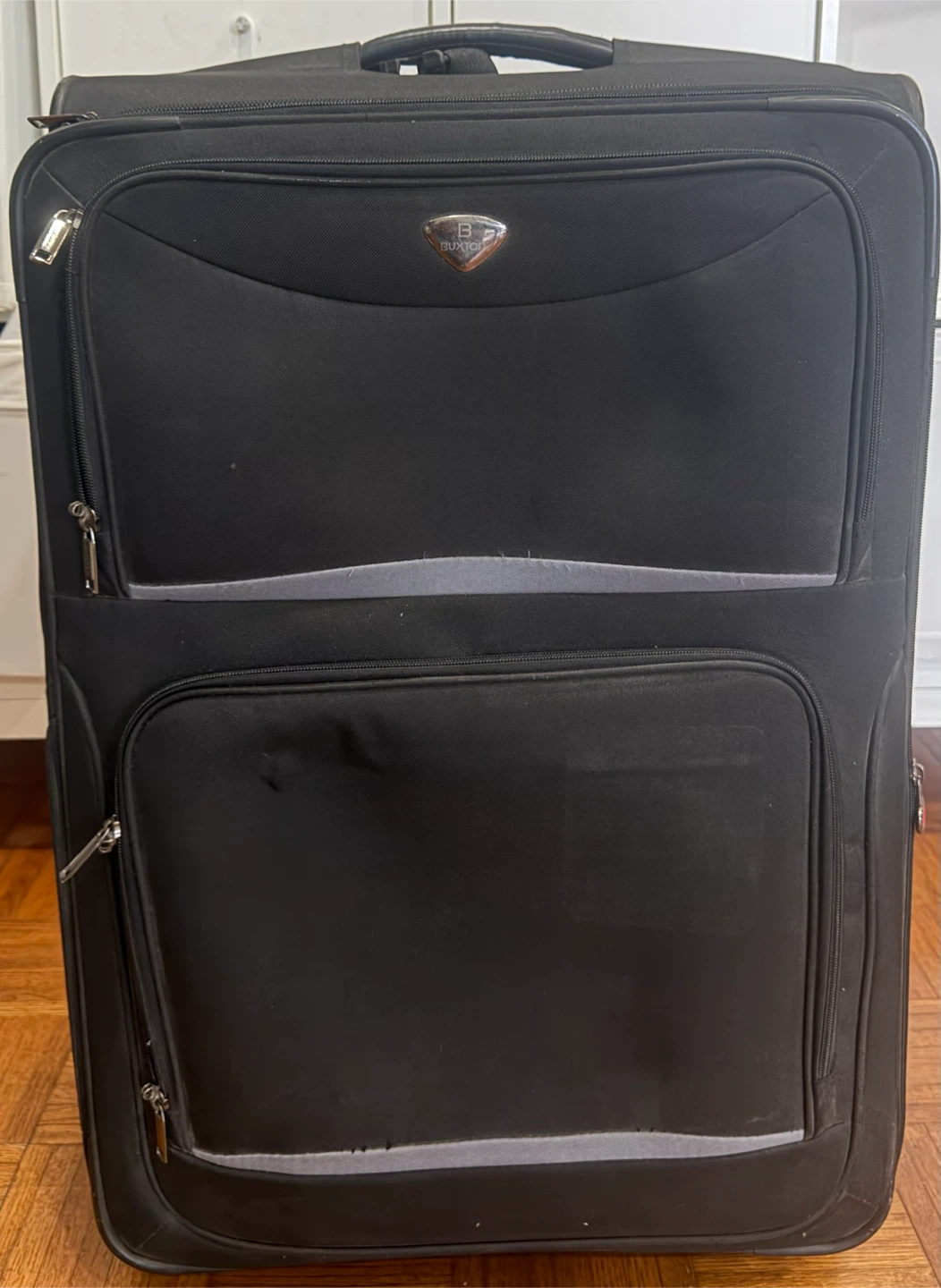 Buxton Black Rolling Suitcase
