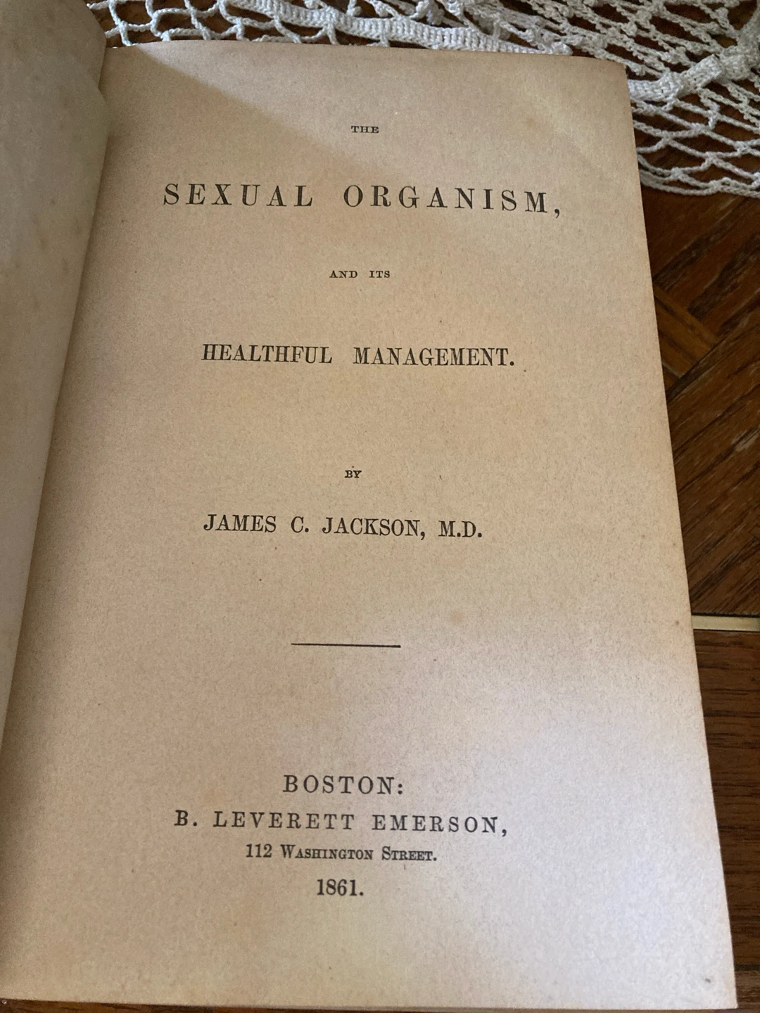The Sexual Organism and Its Healthful Management 1861 - photo 3