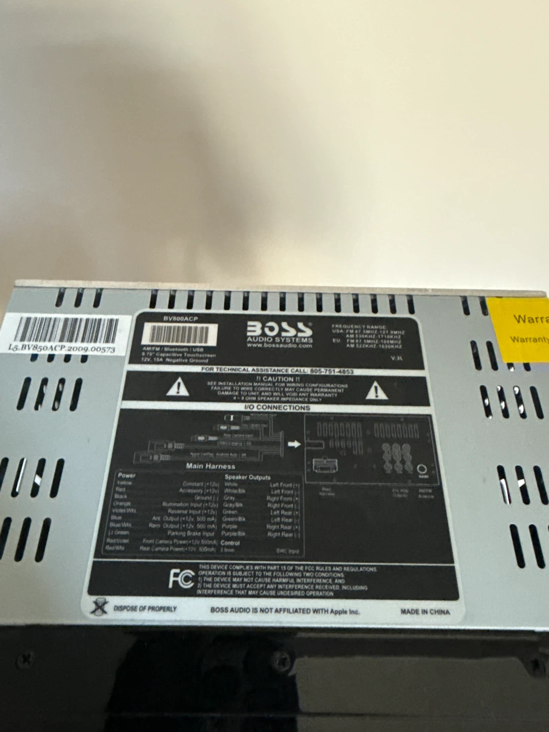 Boss car stereo BB800ACP - photo 2