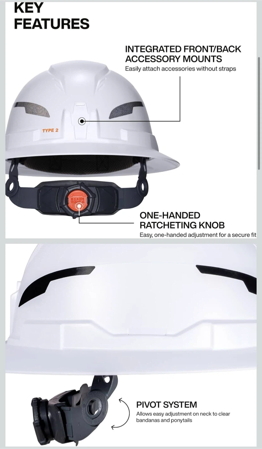 Klein Tools Type 2 class E Hard Hat - photo 2