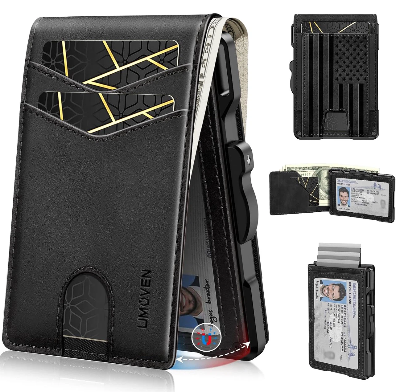 RFID Blocking Pop-Up Card Wallet