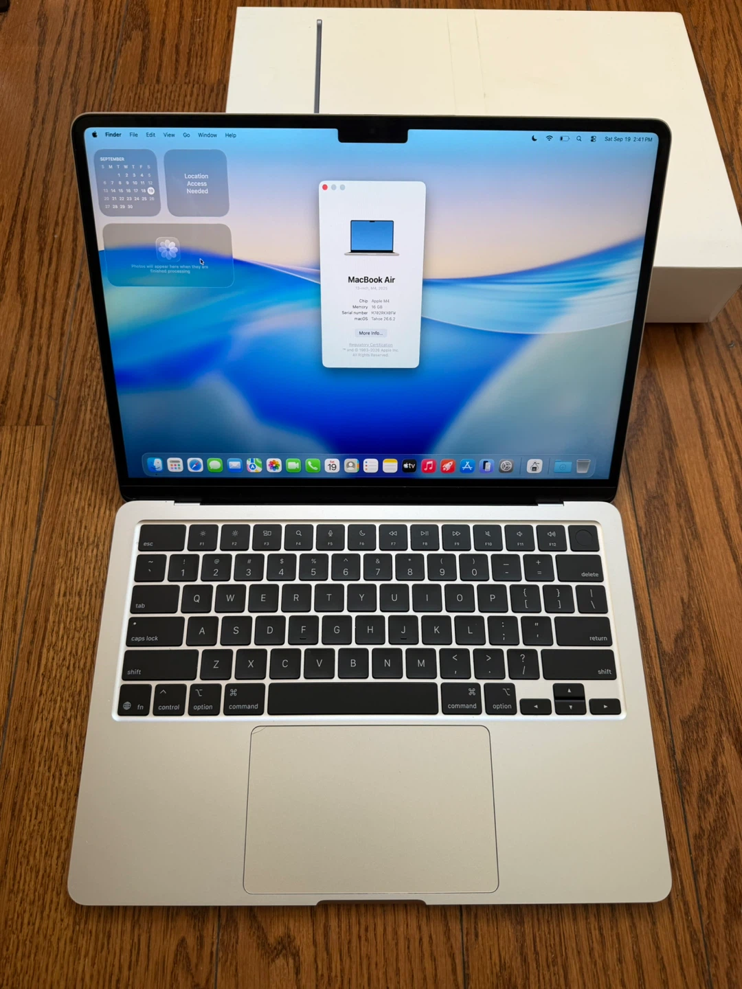 Apple MacBook Air 2025 M4 16GB RAM 256GB SSD Fully Functional - photo 2
