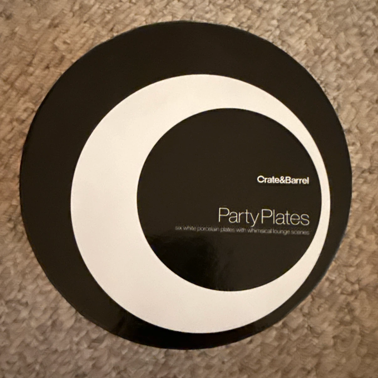 Crate & Barrel Party Plates