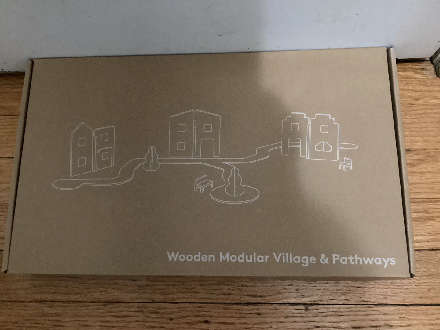🏈 New sealed Lovevery Wooden Modular Village & Pathways