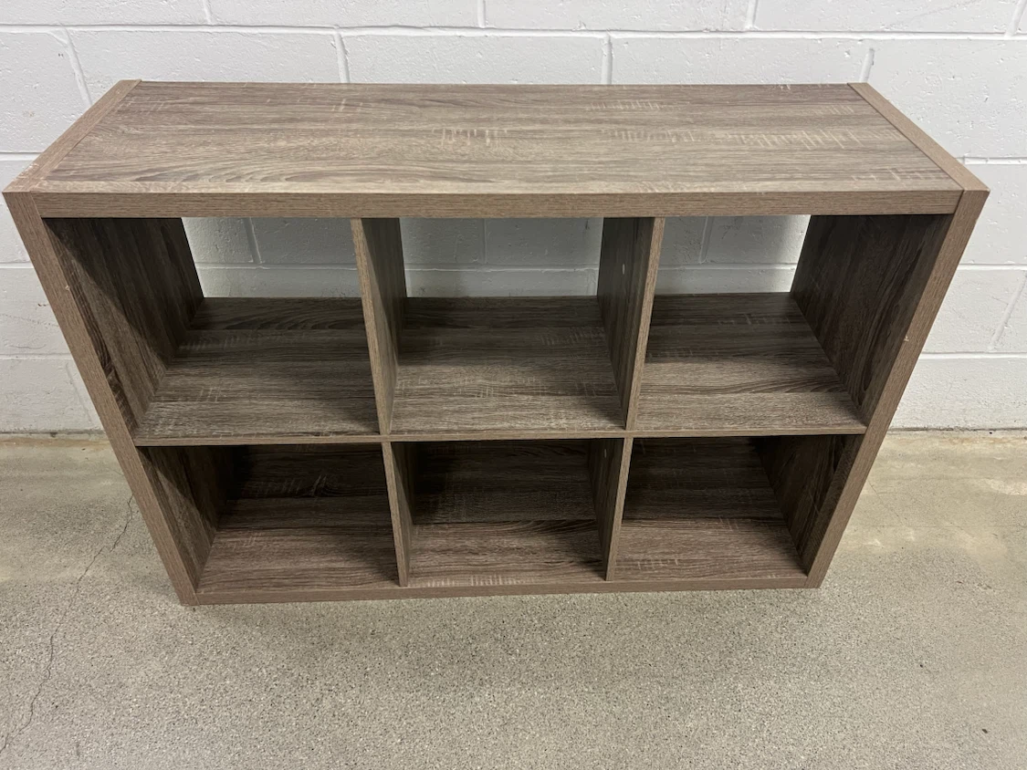 6-Cube Storage Organizer Shelf