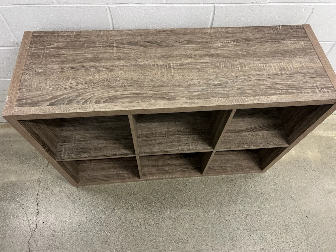 6-Cube Storage Organizer Shelf - photo 2