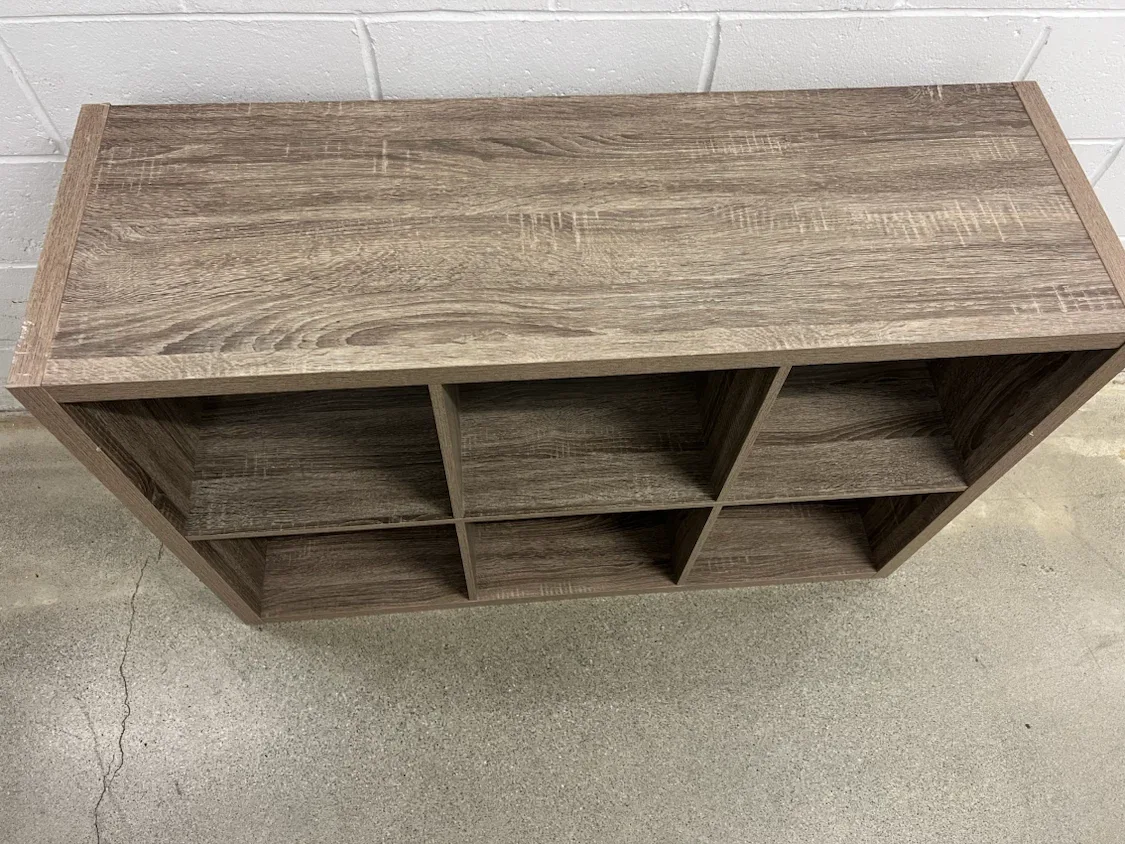 6-Cube Storage Organizer Shelf - photo 2