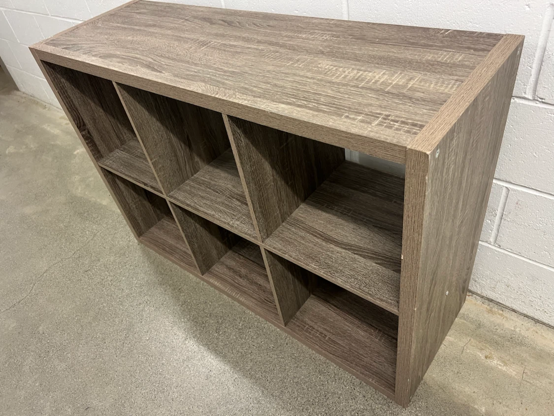 6-Cube Storage Organizer Shelf - photo 4