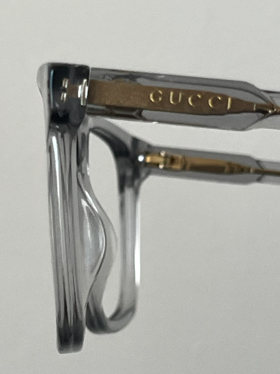 Gucci Transparent Square Eyeglasses - photo 2