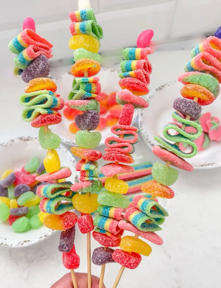 Custom handmade Candy skewers