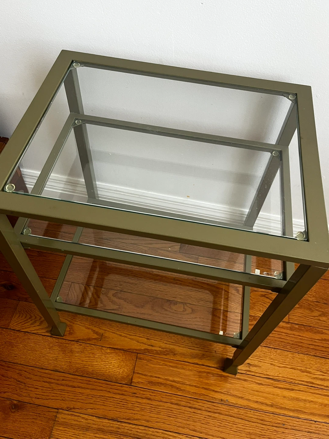 Metal and Glass Side Table - photo 2