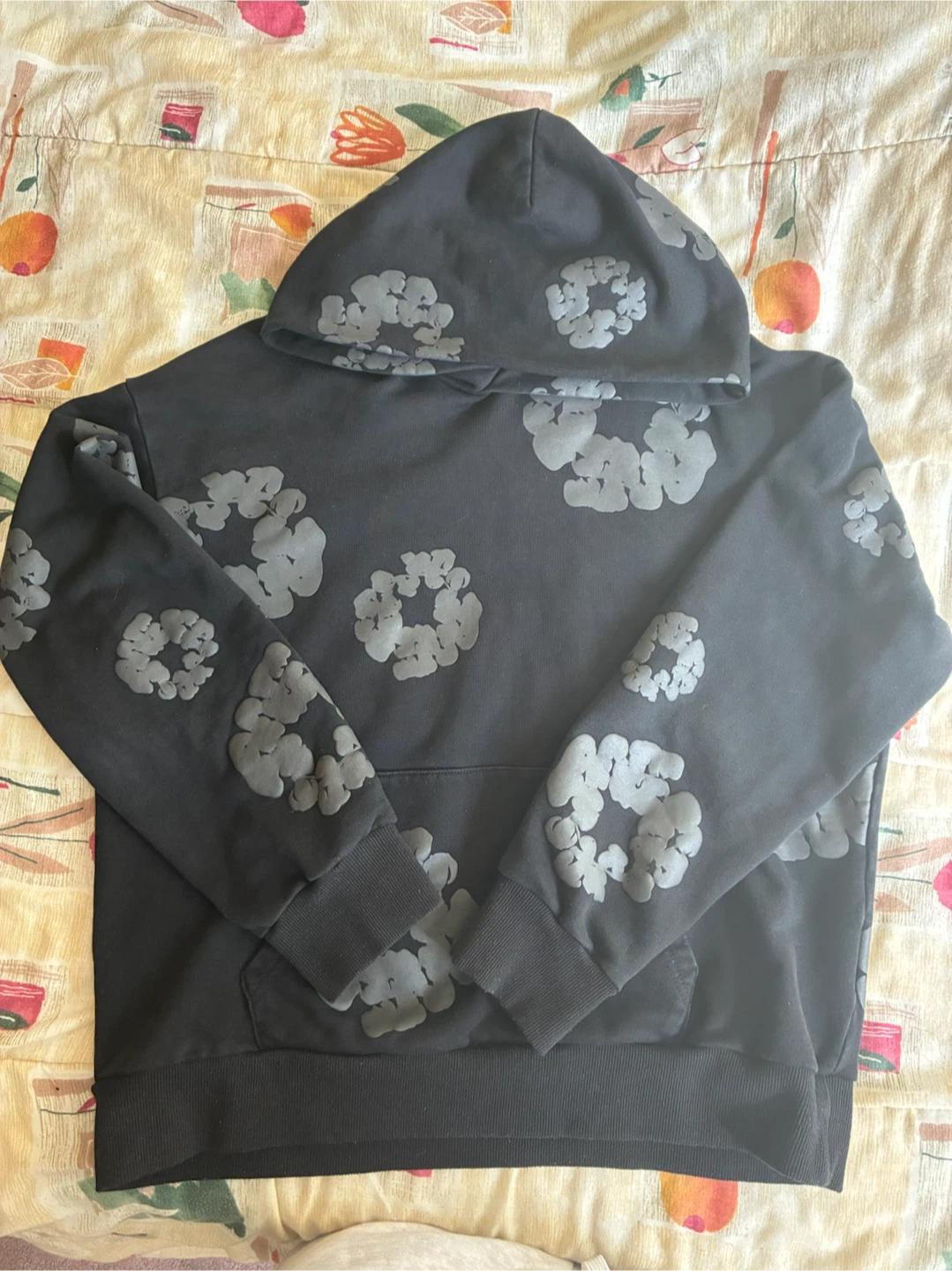 Denim Tears Cotton Wreath Hoodie Black