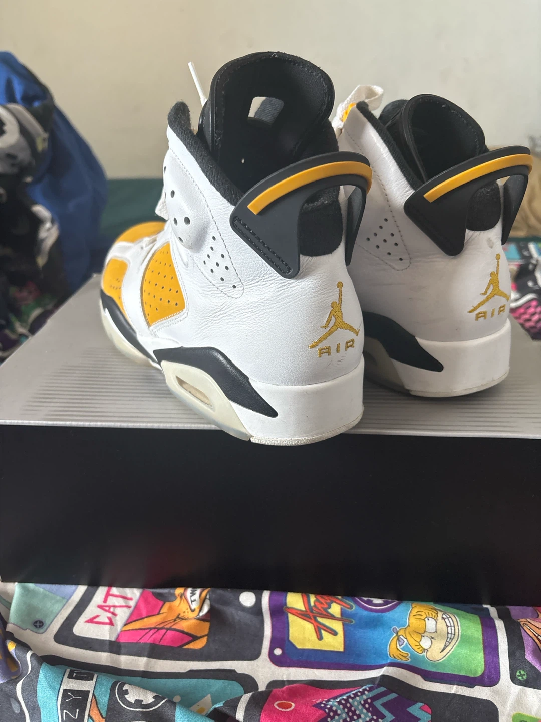 Jordan 6 Yellow Ochre Sneakers - photo 3