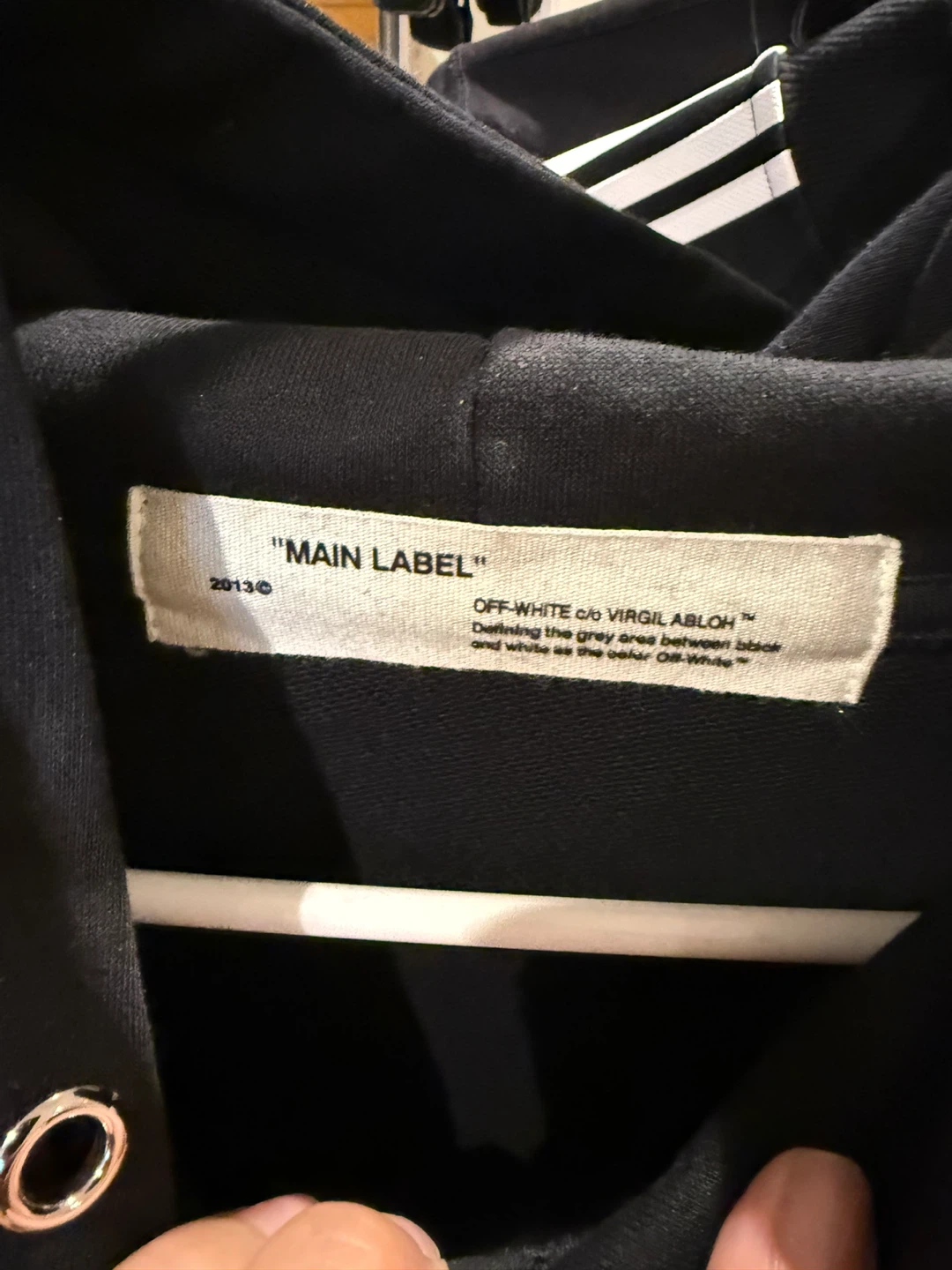 Off-White Virgil Abloh Hoodie Size S - photo 3