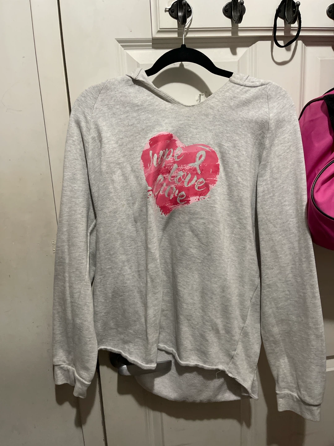 Gray Hope Love Cure Hoodie