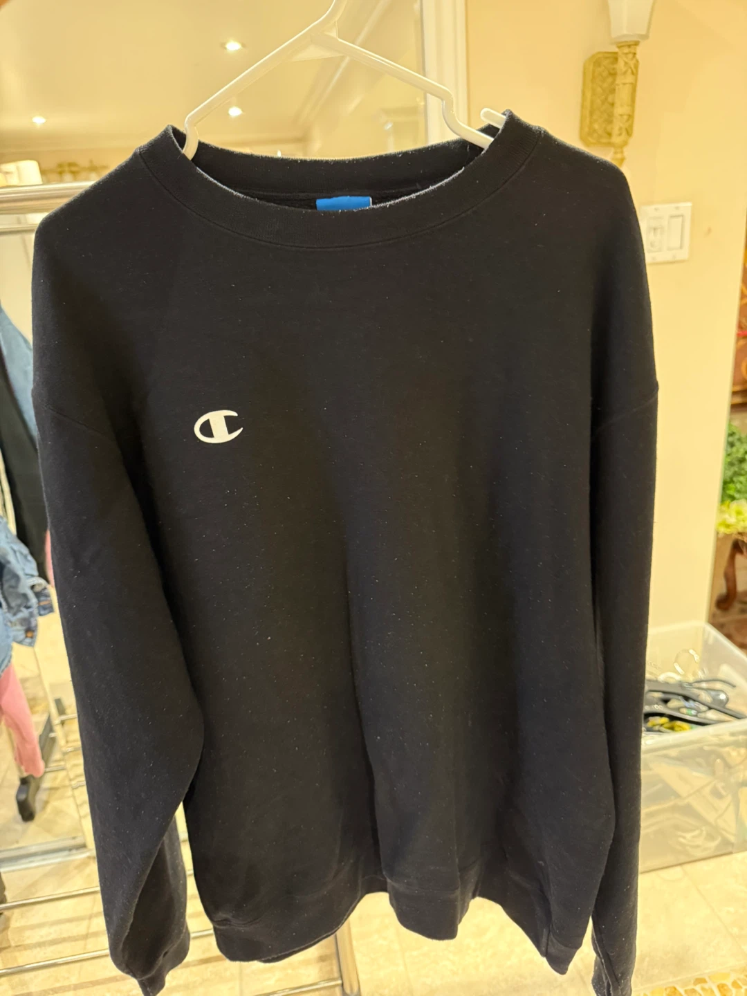 Champion Eco Fleece Sweatshirt Black