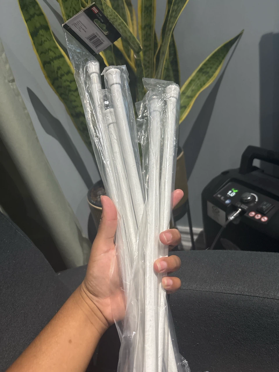 🏈PJC Home Collection White Tension Rods - photo 2