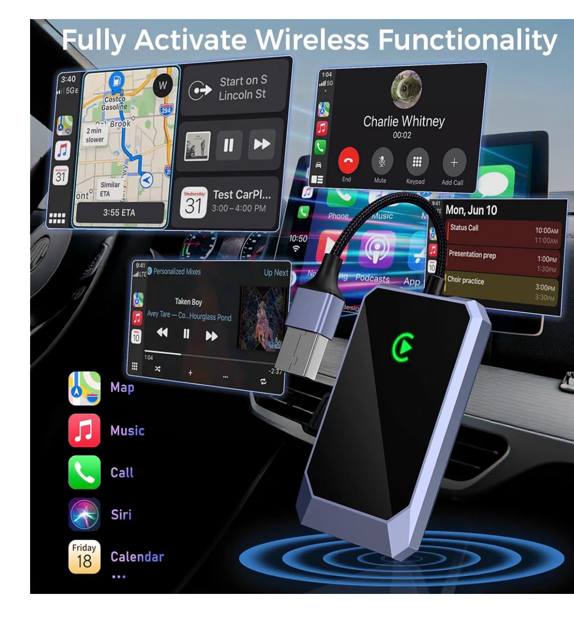 🏈 A swoema Android Auto Wireless Adapter - photo 3