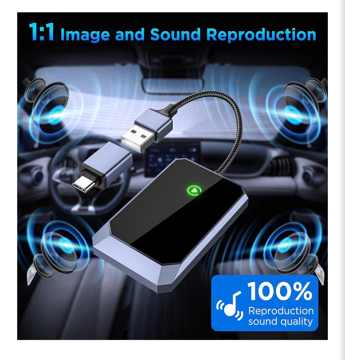 🏈 A swoema Android Auto Wireless Adapter - photo 5