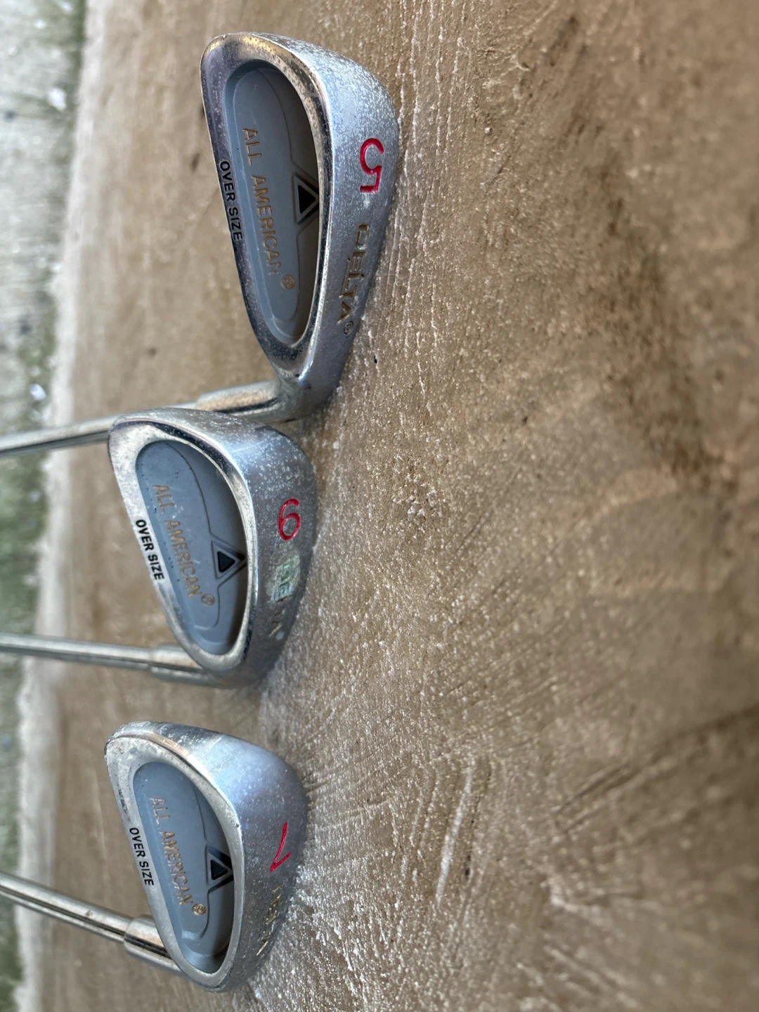 Set of 3 All American Delta Oversize Iron Golf Clubs - photo 2