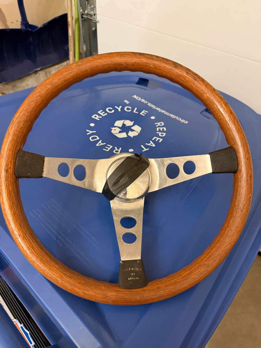Formula GT Britain Wooden Steering Wheel