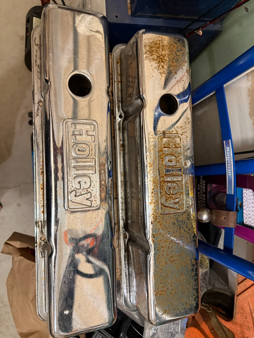 Holley Chrome Valve Covers