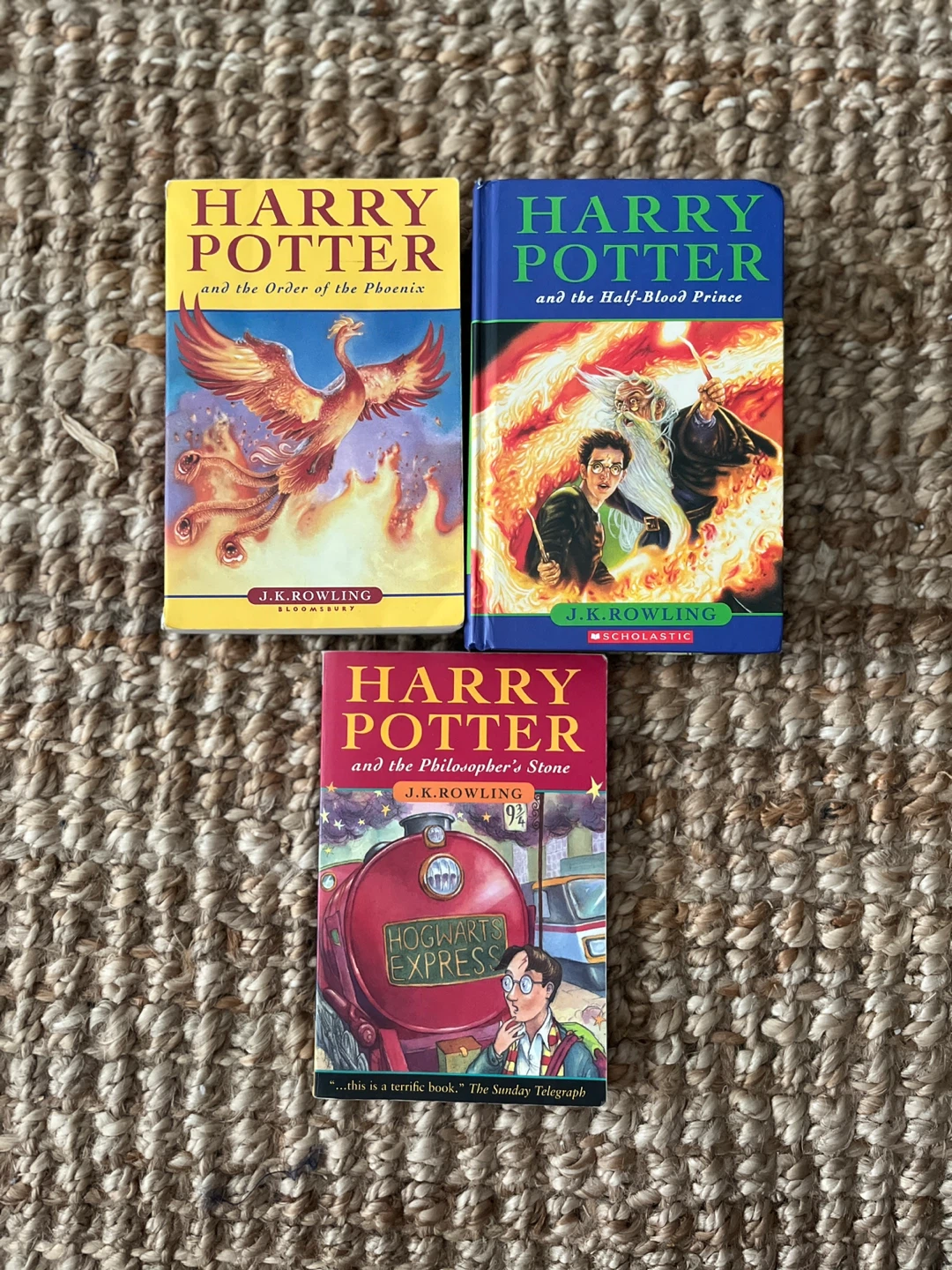 3 Harry Potter Books