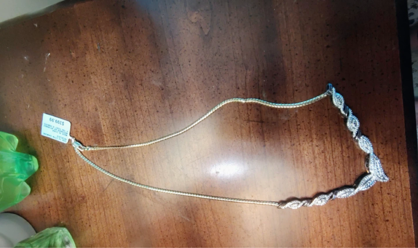 0.08 CTW Diamond Necklace 🏈
