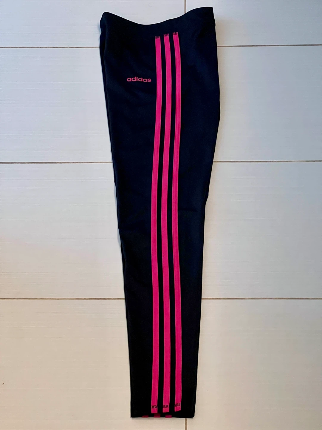 Adidas Leggings Black and Pink Size Youth XL  🏈 - photo 2
