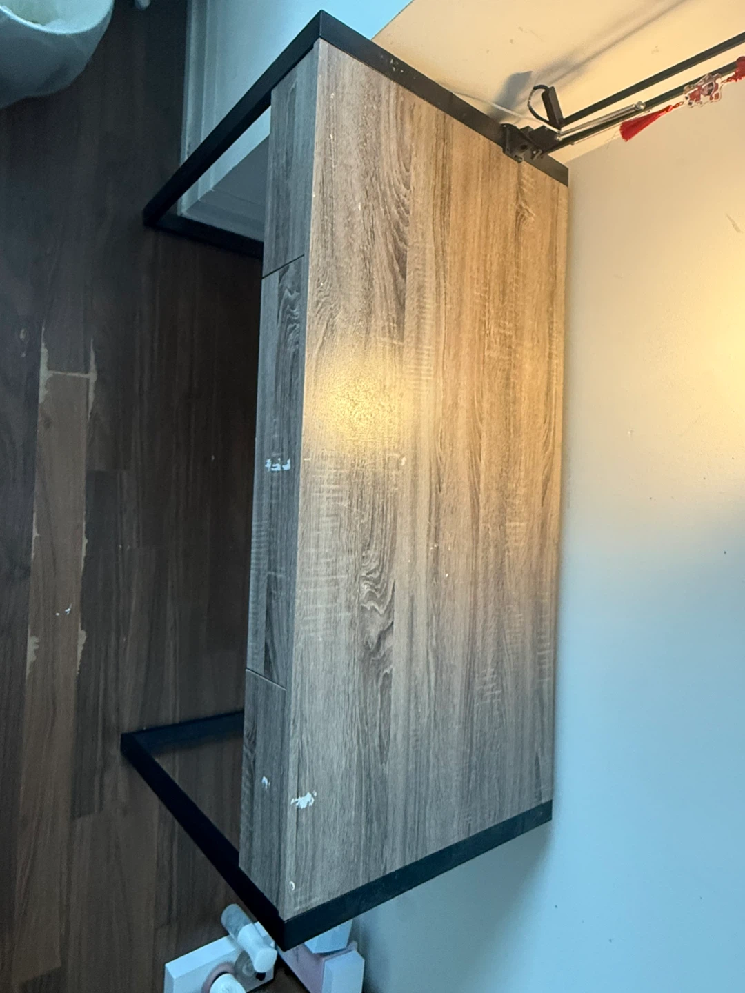Industrial Style Wood Desk - photo 2