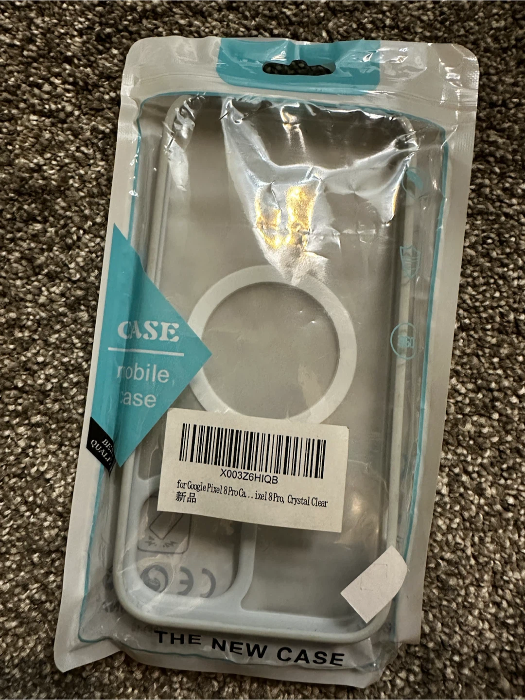 Crystal Clear Case for Google Pixel 8 Pro 🏈