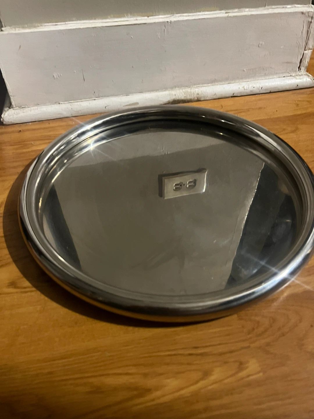 Threshold Silver Round Tray 🏈 - photo 2