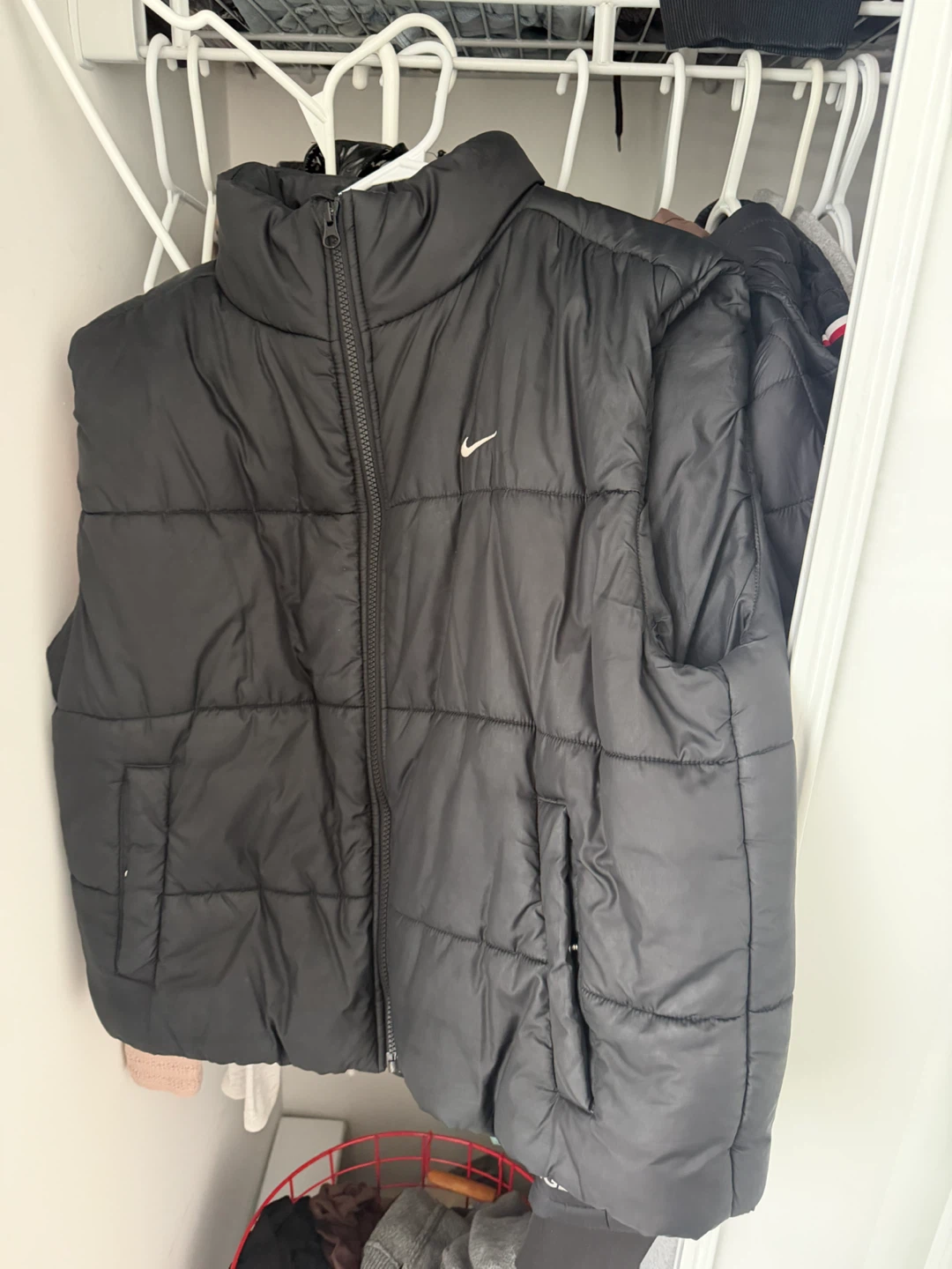 Nike Black Puffer Vest