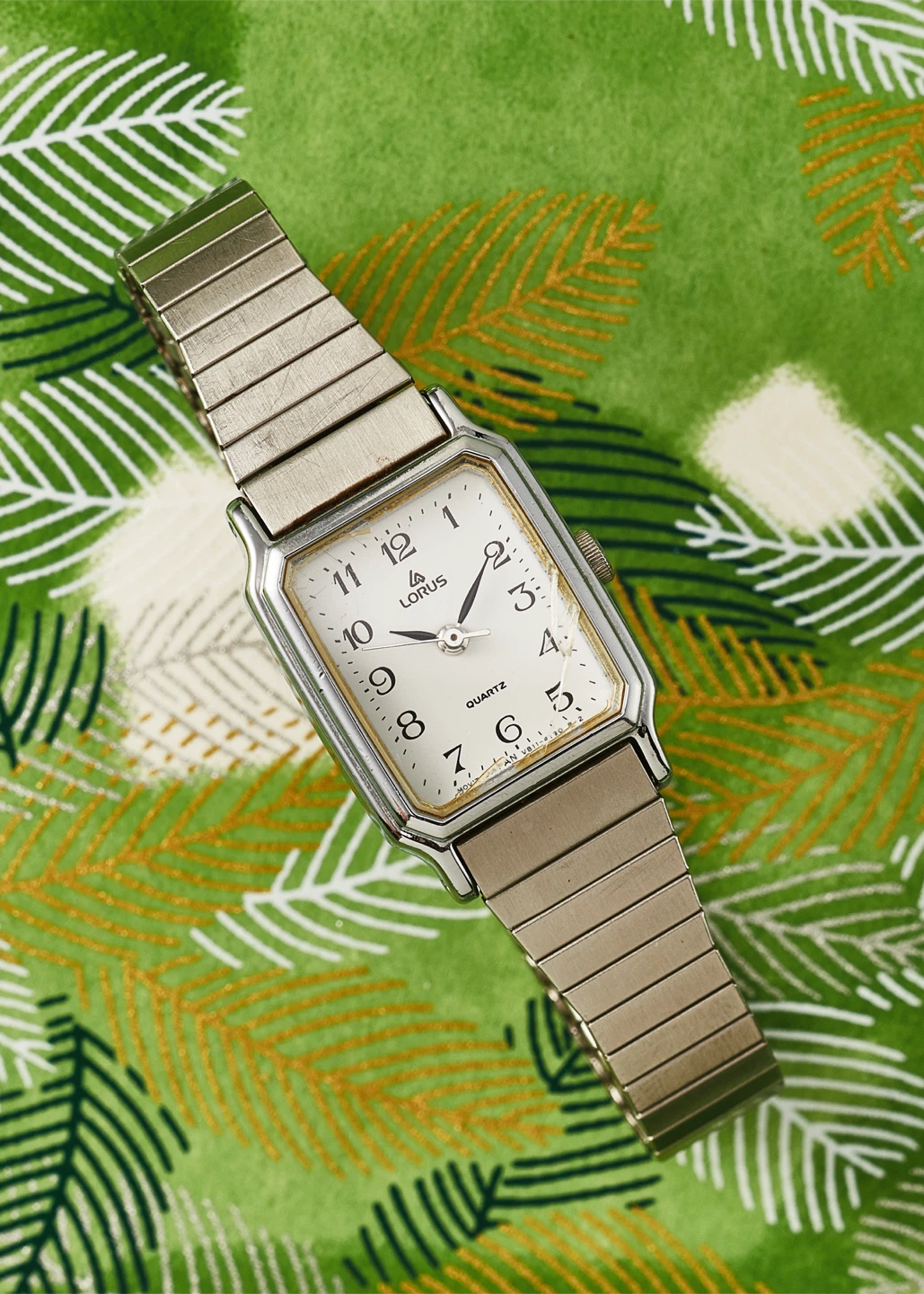 Vintage Lorus by Seiko Ladies Quartz Tank Watch – Stretch Band