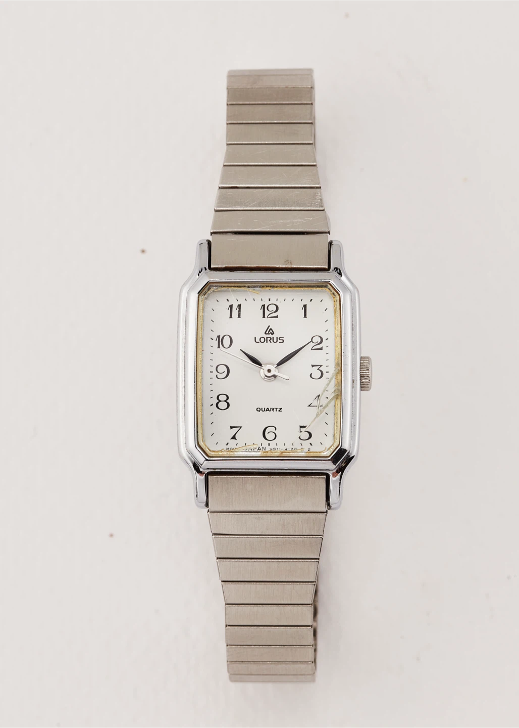 Vintage Lorus by Seiko Ladies Quartz Tank Watch – Stretch Band - photo 2