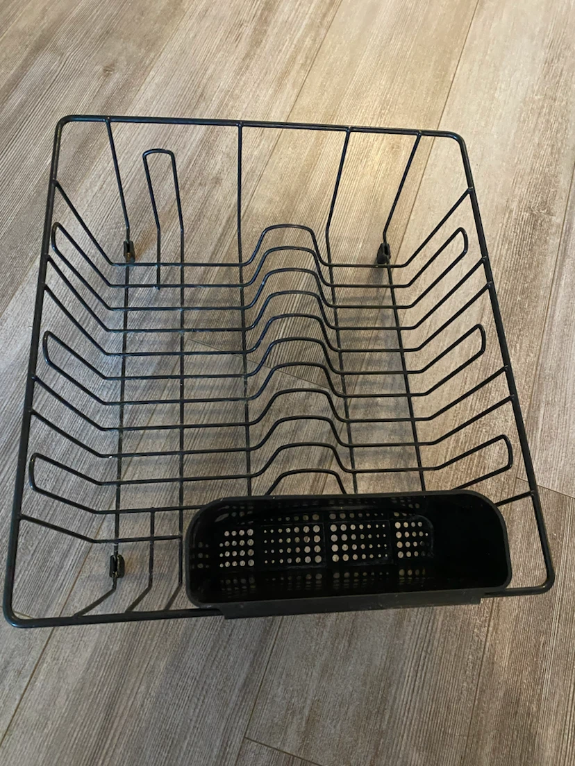 Black Wire Dish Drying Rack - photo 2