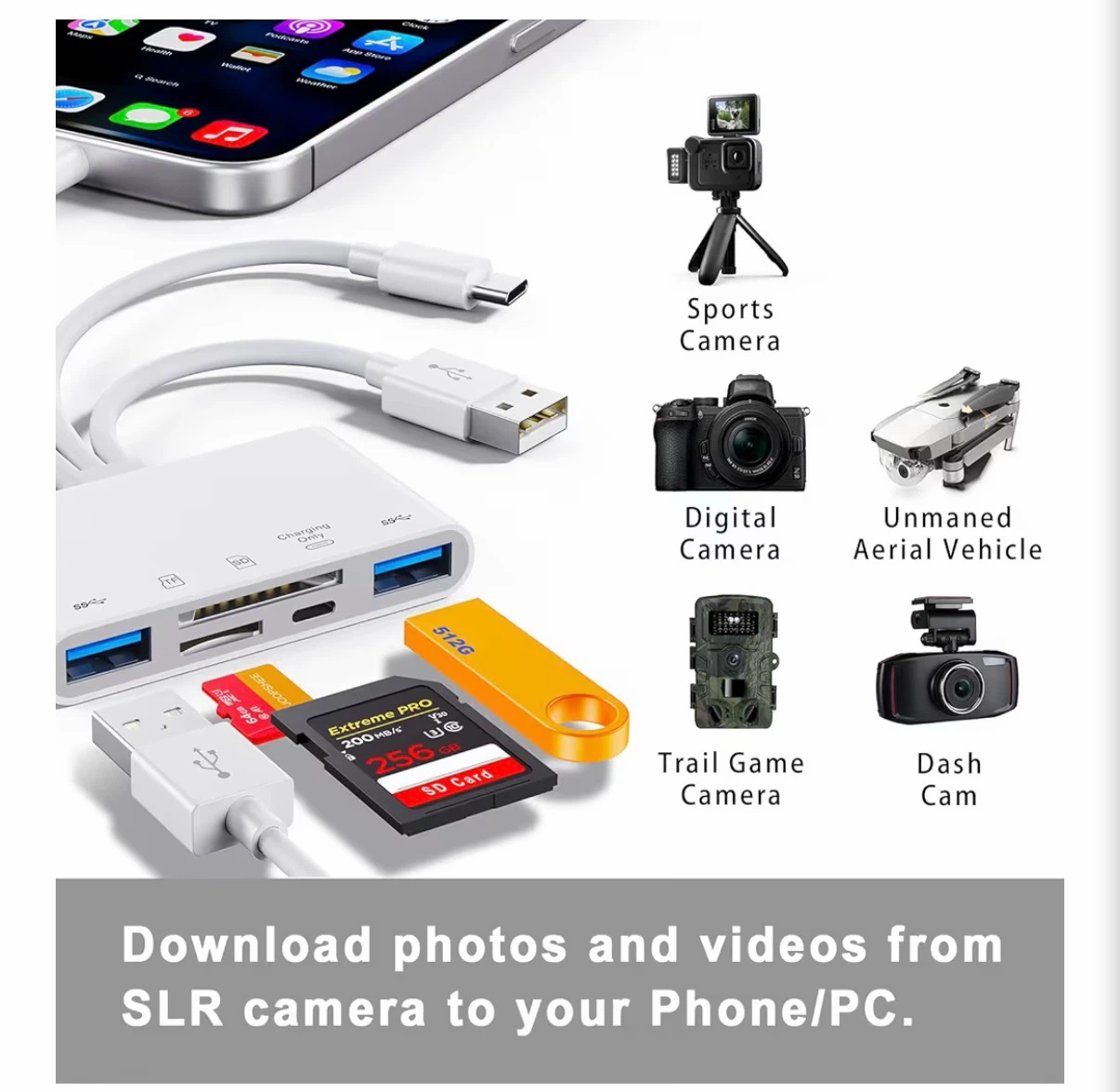 🏈 Joopshee 5-in-1 Memory Card Reader Adapter - photo 2