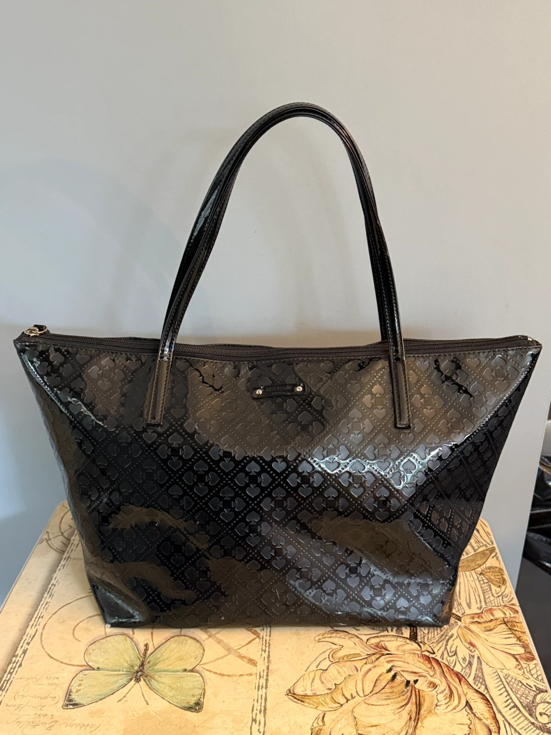 Kate Spade Black Patent Tote Bag - photo 2