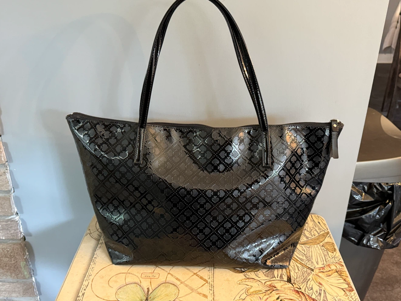 Kate Spade Black Patent Tote Bag - photo 3